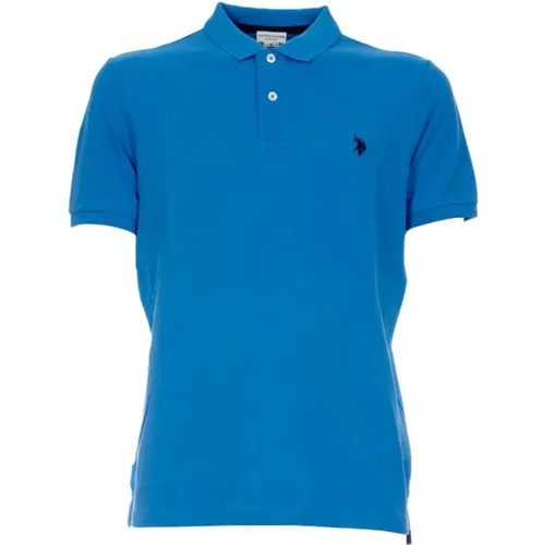 Men's Cotton Polo Shirt , male, Sizes: L, 3XL, 4XL, M, XL, S, 2XL - U.s. Polo Assn. - Modalova