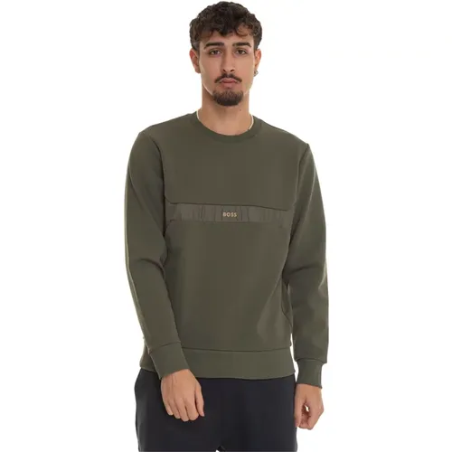 Salbon Crewneck sweatshirt , male, Sizes: 2XL, L, S, XL - Boss - Modalova