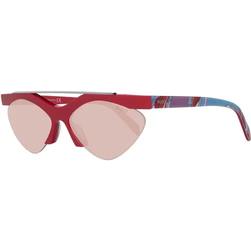 Rote Aviator Sonnenbrille mit UV-Schutz - EMILIO PUCCI - Modalova