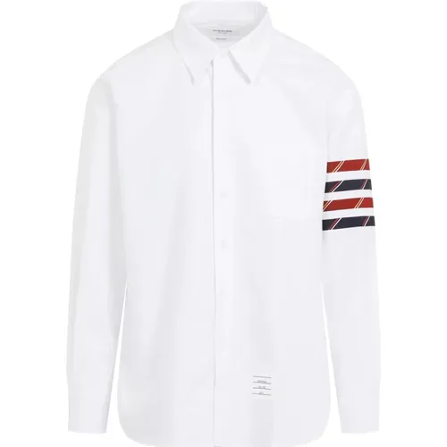 Classic Cotton Shirt , male, Sizes: M, L, 2XL - Thom Browne - Modalova