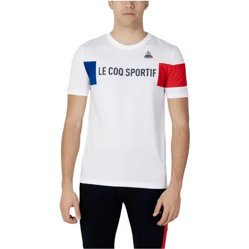 T-Shirts , Herren, Größe: M - Le Coq Sportif - Modalova