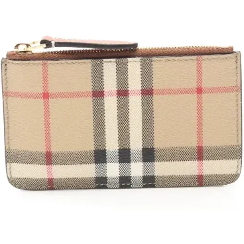 Pre-owned Canvas wallets , female, Sizes: ONE SIZE - Burberry Vintage - Modalova