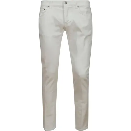 Slim Fit Trousers , male, Sizes: W38, W29 - Dondup - Modalova