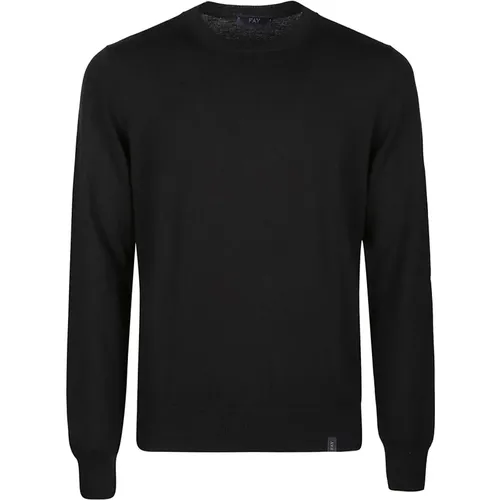 Round Neck Sweater , male, Sizes: 2XL - Fay - Modalova