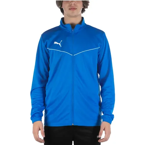 Teamrise Training Poly Jacket blaues Sweatshirt , Herren, Größe: XL - Puma - Modalova