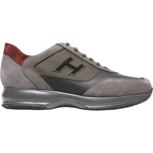 Men's Shoes Sneakers Grigio Noos , male, Sizes: 8 UK, 10 UK, 9 1/2 UK - Hogan - Modalova