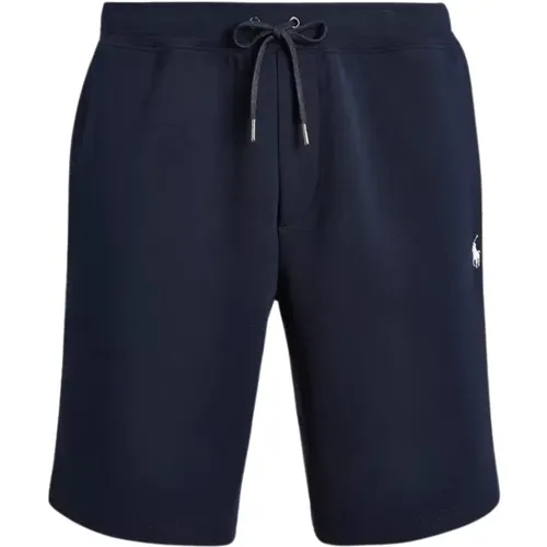 Navy Polo Shorts with Embroidered Logo , male, Sizes: M, S - Ralph Lauren - Modalova