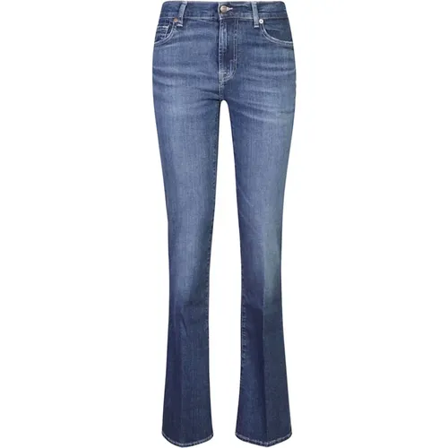 Blaue Jeans , Damen, Größe: W28 - 7 For All Mankind - Modalova