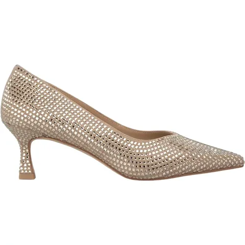 Stylish Rhinestone Heeled Shoe , female, Sizes: 7 UK, 3 UK, 5 UK, 8 UK - Alma en Pena - Modalova