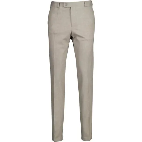 Light Brown Melange Pants , male, Sizes: XL, 2XL - Zuitable - Modalova