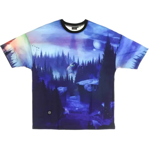 Night In The Woods Oversize Tee , male, Sizes: M, L - Dolly Noire - Modalova