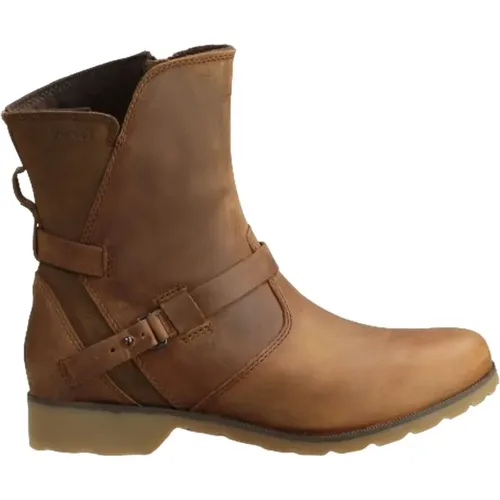 Leather Boots , female, Sizes: 4 UK, 7 1/2 UK, 3 UK - Teva - Modalova