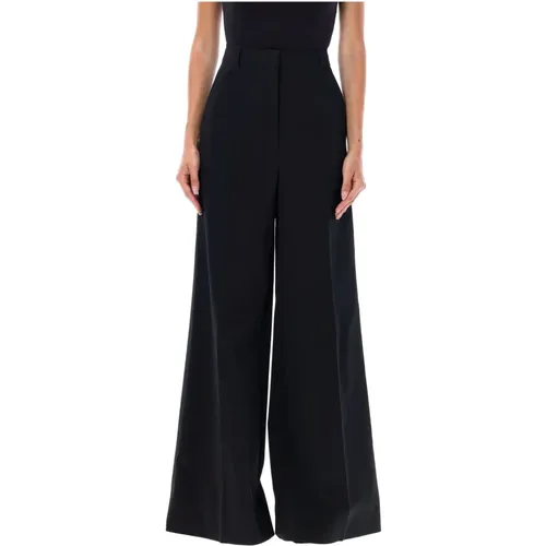 Flared Trousers High-Waisted Wide-Leg , female, Sizes: 2XS, XS, S - Stella Mccartney - Modalova