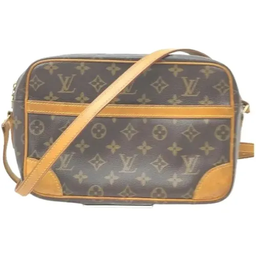 Pre-owned Coated Canvas Shoulder Bag , female, Sizes: ONE SIZE - Louis Vuitton Vintage - Modalova