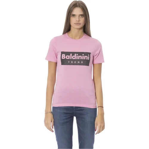 Kleidung T-Shirt , Damen, Größe: S - Baldinini - Modalova