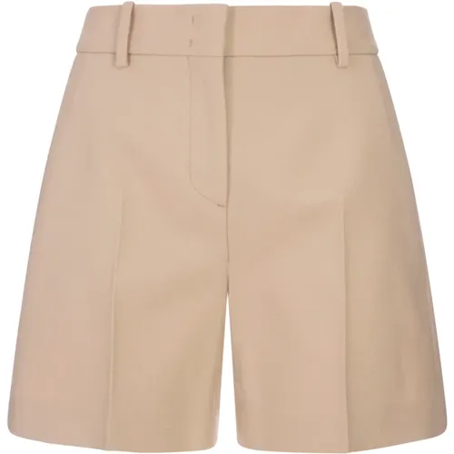 Braune Maßgeschneiderte Wollshorts , Damen, Größe: M - Ermanno Scervino - Modalova