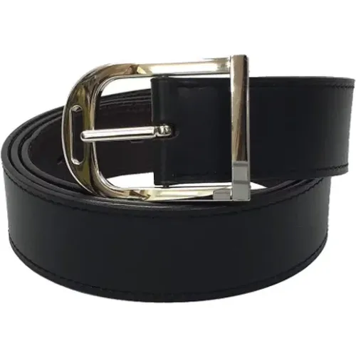 Pre-owned Leather Hermès Belt , male, Sizes: ONE SIZE - Hermès Vintage - Modalova