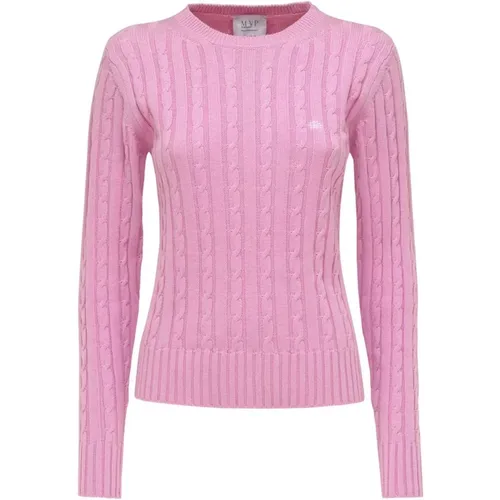 Cable Knit Sweater , female, Sizes: XS, S, 2XS - MVP wardrobe - Modalova