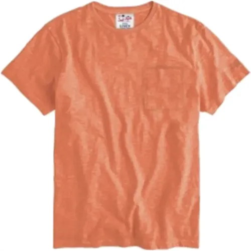 Men's Linen T-shirt Various Solid Colors , male, Sizes: L, XL, S - MC2 Saint Barth - Modalova