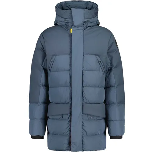 Mixed Material Parka with Down Feather Filling , male, Sizes: 2XL - Parajumpers - Modalova