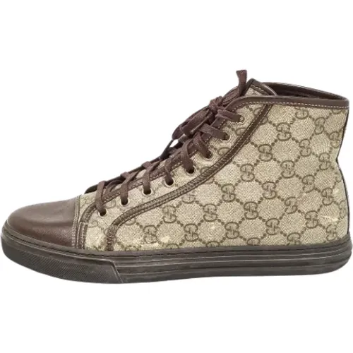 Pre-owned Beschichtetes Canvas sneakers - Gucci Vintage - Modalova