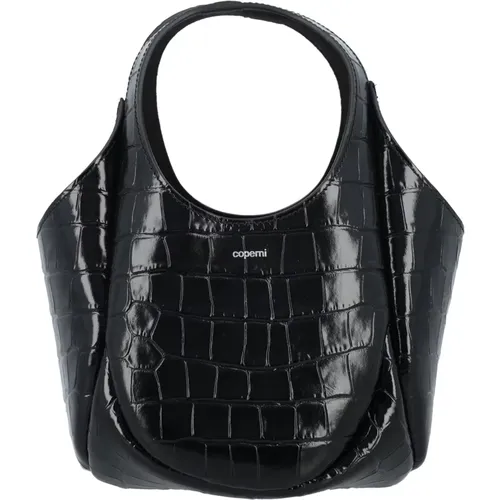 Croco Leather Bucket Handbag , female, Sizes: ONE SIZE - Coperni - Modalova