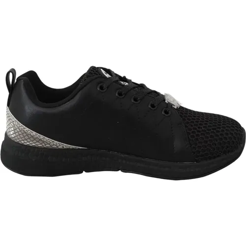 Schwarze Polyester Runner Gisella Sneakers Schuhe , Damen, Größe: 37 EU - Plein Sport - Modalova