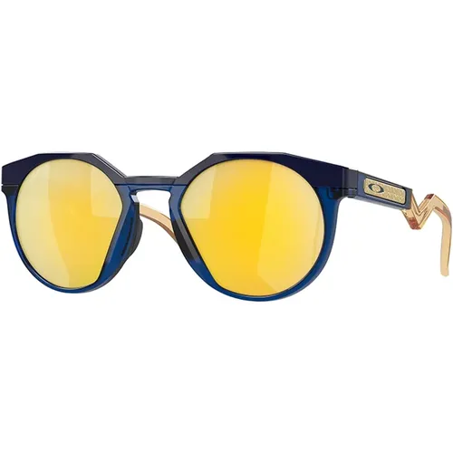 Prizm 24k Polarized Sonnenbrille Blau , Herren, Größe: 52 MM - Oakley - Modalova