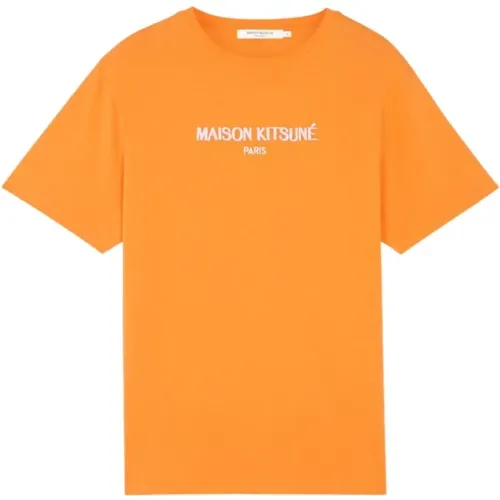 T-Shirt , male, Sizes: XL - Maison Kitsuné - Modalova