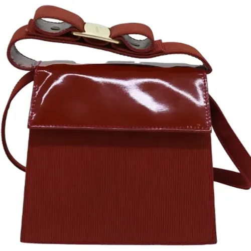 Pre-owned Leather crossbody-bags , female, Sizes: ONE SIZE - Salvatore Ferragamo Pre-owned - Modalova