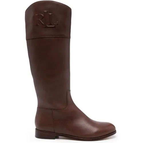 Justine ii boots tall boot , female, Sizes: 4 UK, 5 1/2 UK, 2 1/2 UK, 5 UK - Ralph Lauren - Modalova