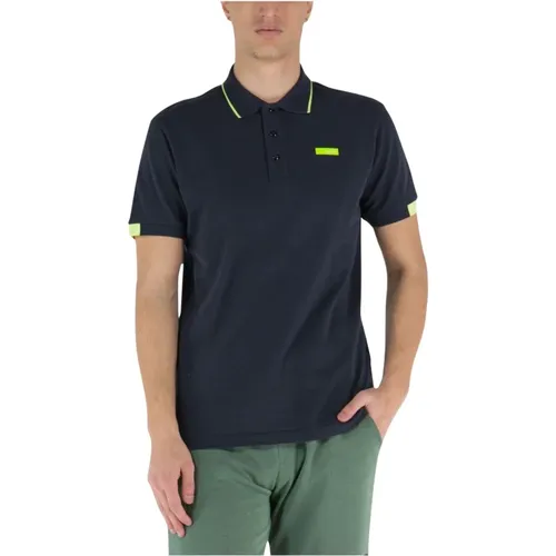 Contrast Trim Polo Shirt , male, Sizes: M - RefrigiWear - Modalova