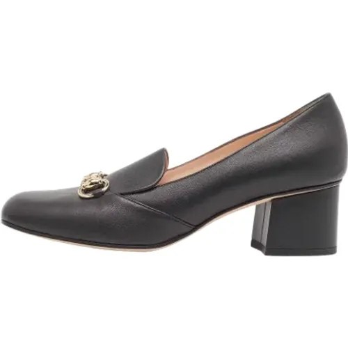 Pre-owned Leather heels , unisex, Sizes: 5 1/2 UK - Gucci Vintage - Modalova