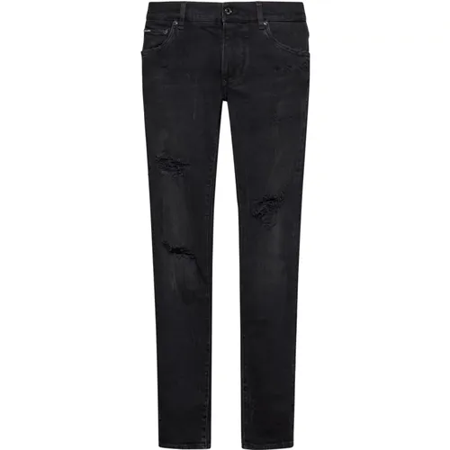 Skinny Jeans , male, Sizes: L - Dolce & Gabbana - Modalova