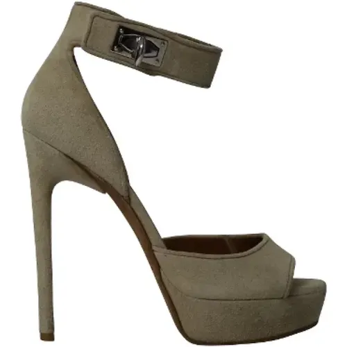 Pre-owned Suede heels , female, Sizes: 3 1/2 UK - Givenchy Pre-owned - Modalova