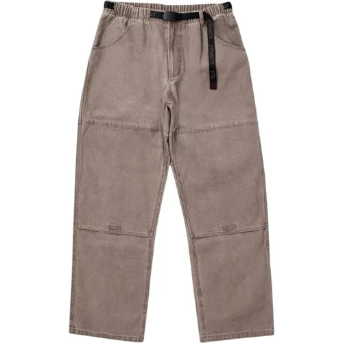 Canvas Mountain Pant mit integriertem Gürtel , Herren, Größe: XS - Gramicci - Modalova