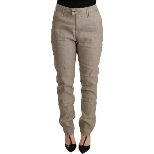 Baggy Pants mit Logo-Details , Damen, Größe: W30 - Cycle - Modalova