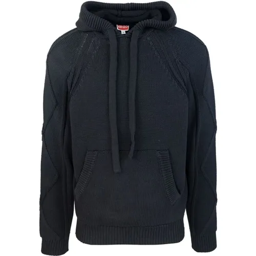 Handbestickter Pullover Raglan Rundhalsausschnitt , Herren, Größe: L - Kenzo - Modalova