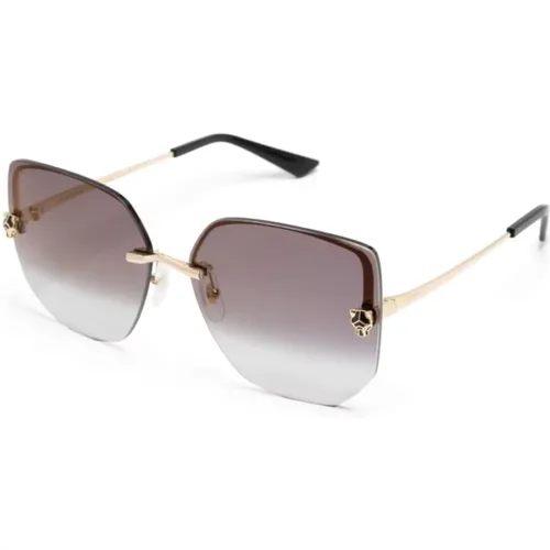 Ct0432S 001 Sunglasses , female, Sizes: 63 MM - Cartier - Modalova