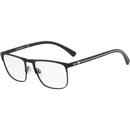 Stylische Brille Ea1079 in Blau , Herren, Größe: 55 MM - Emporio Armani - Modalova