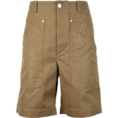 Cotton Bermuda Shorts , male, Sizes: S - Isabel marant - Modalova