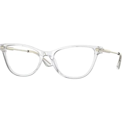 Crystal Eyewear Frames , unisex, Sizes: 54 MM - Versace - Modalova
