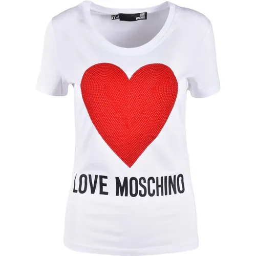 T-Shirt from Collection , female, Sizes: S, M, L - Love Moschino - Modalova