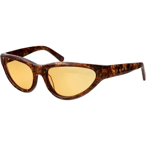 Stylish Mavericks Sunglasses for Summer , unisex, Sizes: 60 MM - Marni - Modalova