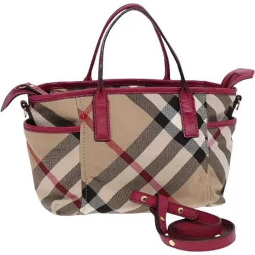 Pre-owned Canvas handbags , female, Sizes: ONE SIZE - Burberry Vintage - Modalova