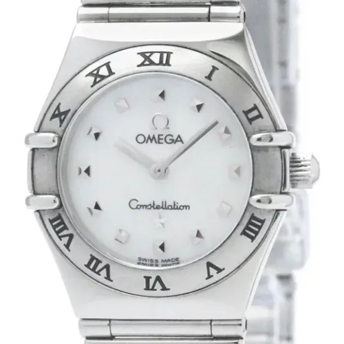 Pre-owned Stainless Steel watches , female, Sizes: ONE SIZE - Omega Vintage - Modalova