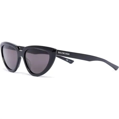 Schwarze Sonnenbrille mit Zubehör,Stylische Sonnenbrille Bb0182S - Balenciaga - Modalova