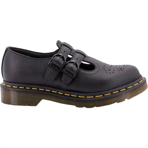 Schwarze Loafer Schuhe mit Quasten , Damen, Größe: 39 EU - Dr. Martens - Modalova