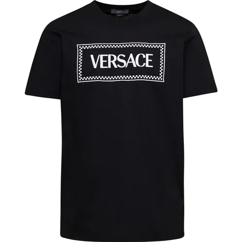 Vintage Logo T-shirts and Polos , male, Sizes: 2XL, XL, S, L, M - Versace - Modalova