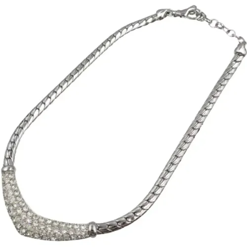 Pre-owned Metal necklaces , female, Sizes: ONE SIZE - Dior Vintage - Modalova